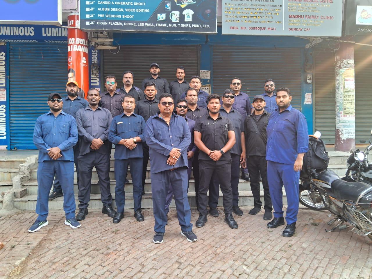 SBS event security team managing a crowd